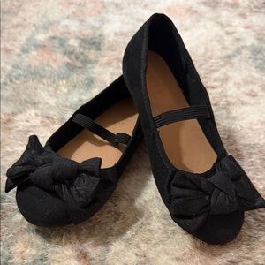 Girls Ballet Flat with Bow Detail